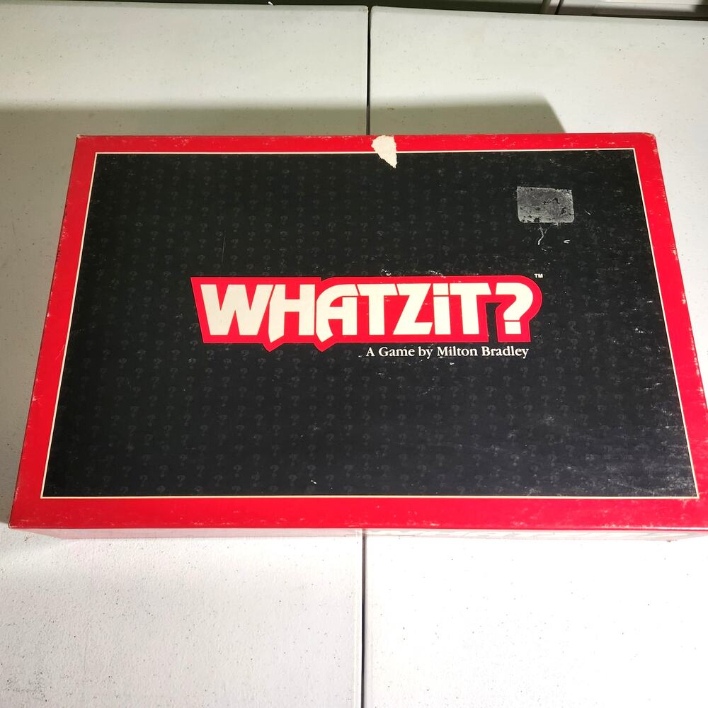Whatzit? Vintage 1987 Board Game Ages 12+, 3 or more players Solve Phrases